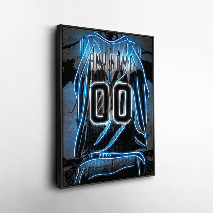 Orlando Magic Custom Jersey Canvas | Neon Wall Art - CanvasNeon