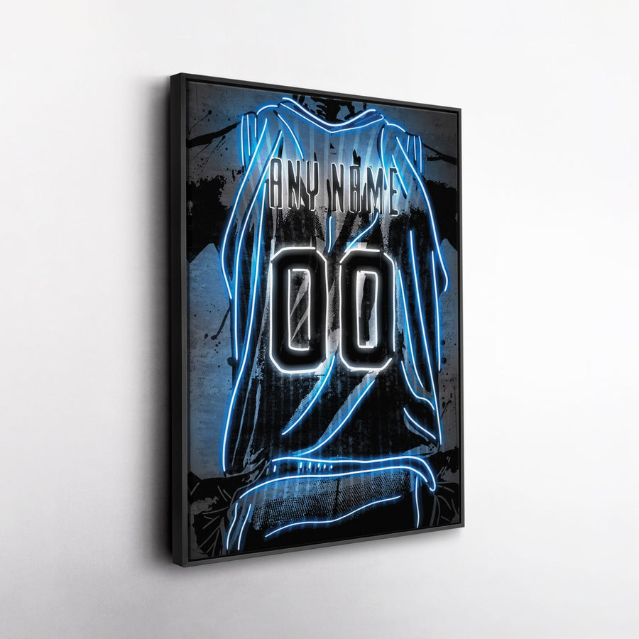 Orlando Magic Custom Jersey Canvas | Neon Wall Art - CanvasNeon
