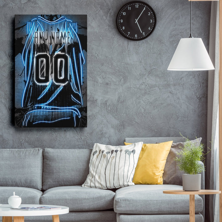 Orlando Magic Custom Jersey Canvas | Neon Wall Art - CanvasNeon