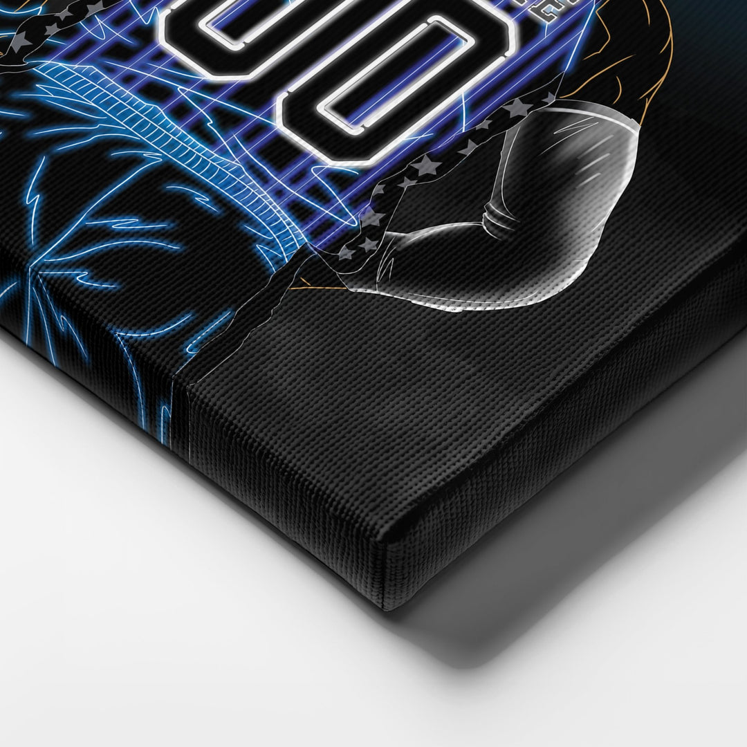 Orlando Magic Personalized Jersey Canvas | Neon Wall Art - CanvasNeon