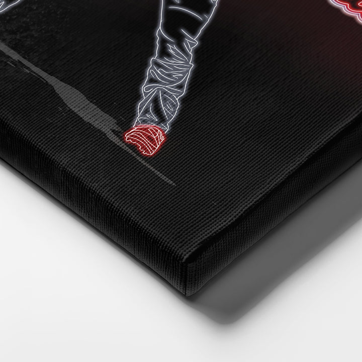 Paul Goldschmidt Neon Canvas Art | Cardinals Wall Decor - CanvasNeon