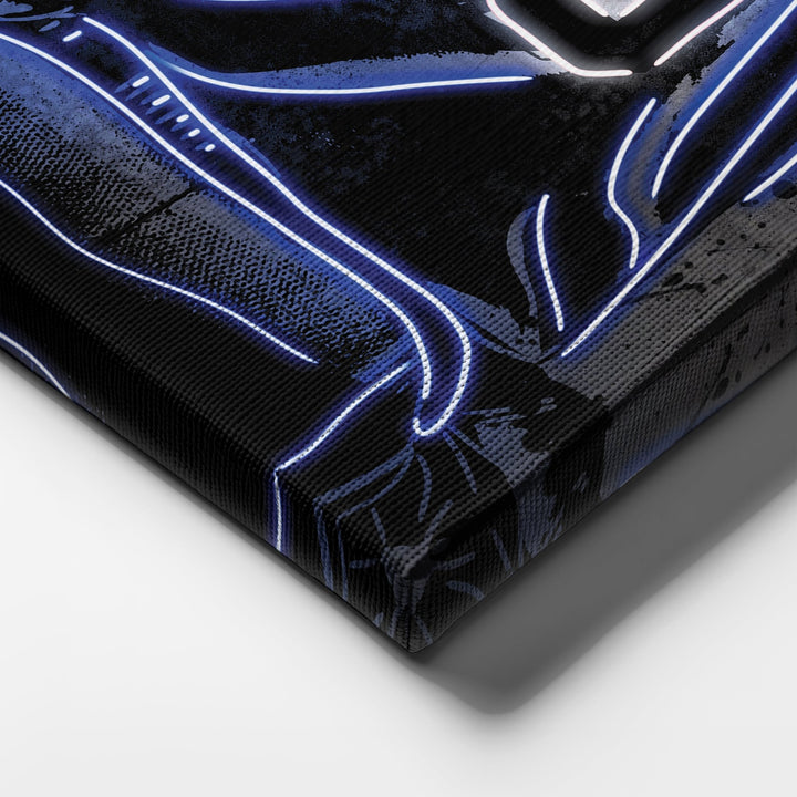 Philadelphia 76ers Custom Jersey Canvas | Neon Wall Art - CanvasNeon