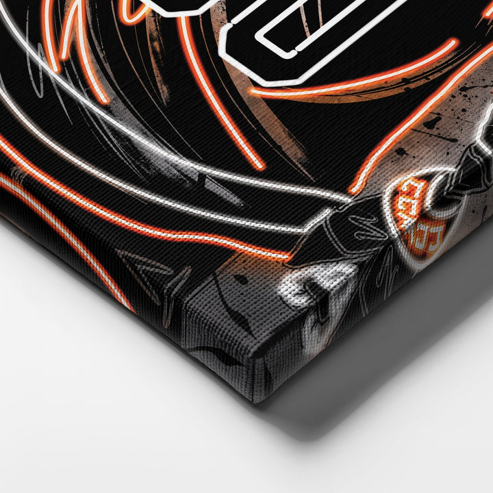Philadelphia Flyers Custom Jersey Canvas | Neon Wall Art - CanvasNeon
