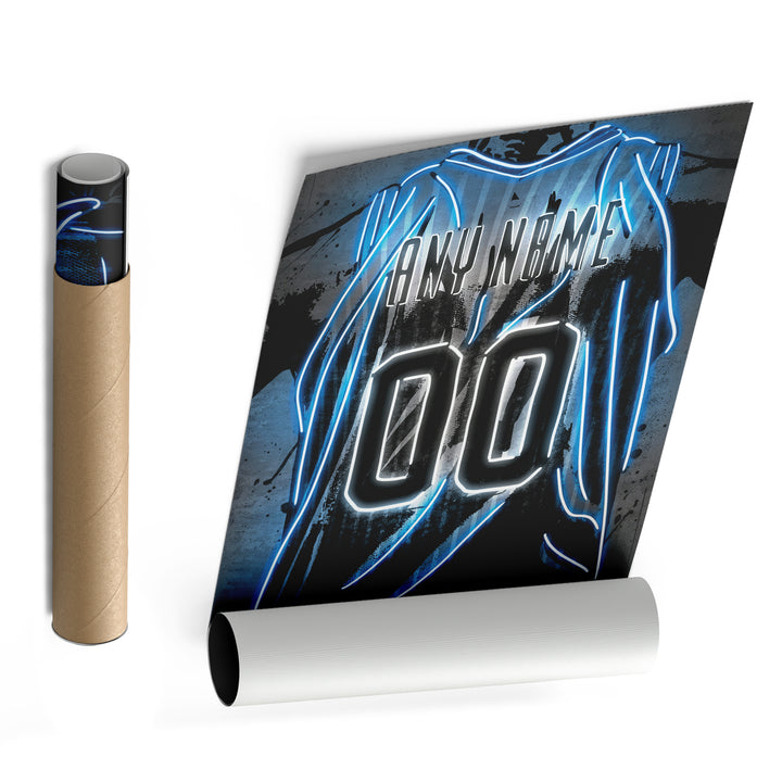 Orlando Magic Custom Jersey Canvas | Neon Wall Art