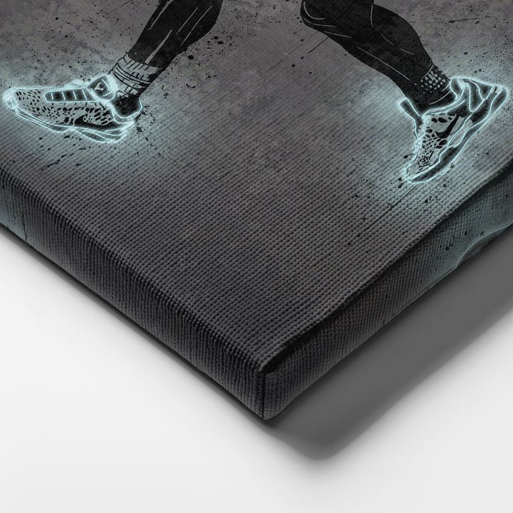 Rafael Nadal Neon Canvas Art | Modern Wall Decor for Tennis Fans - CanvasNeon