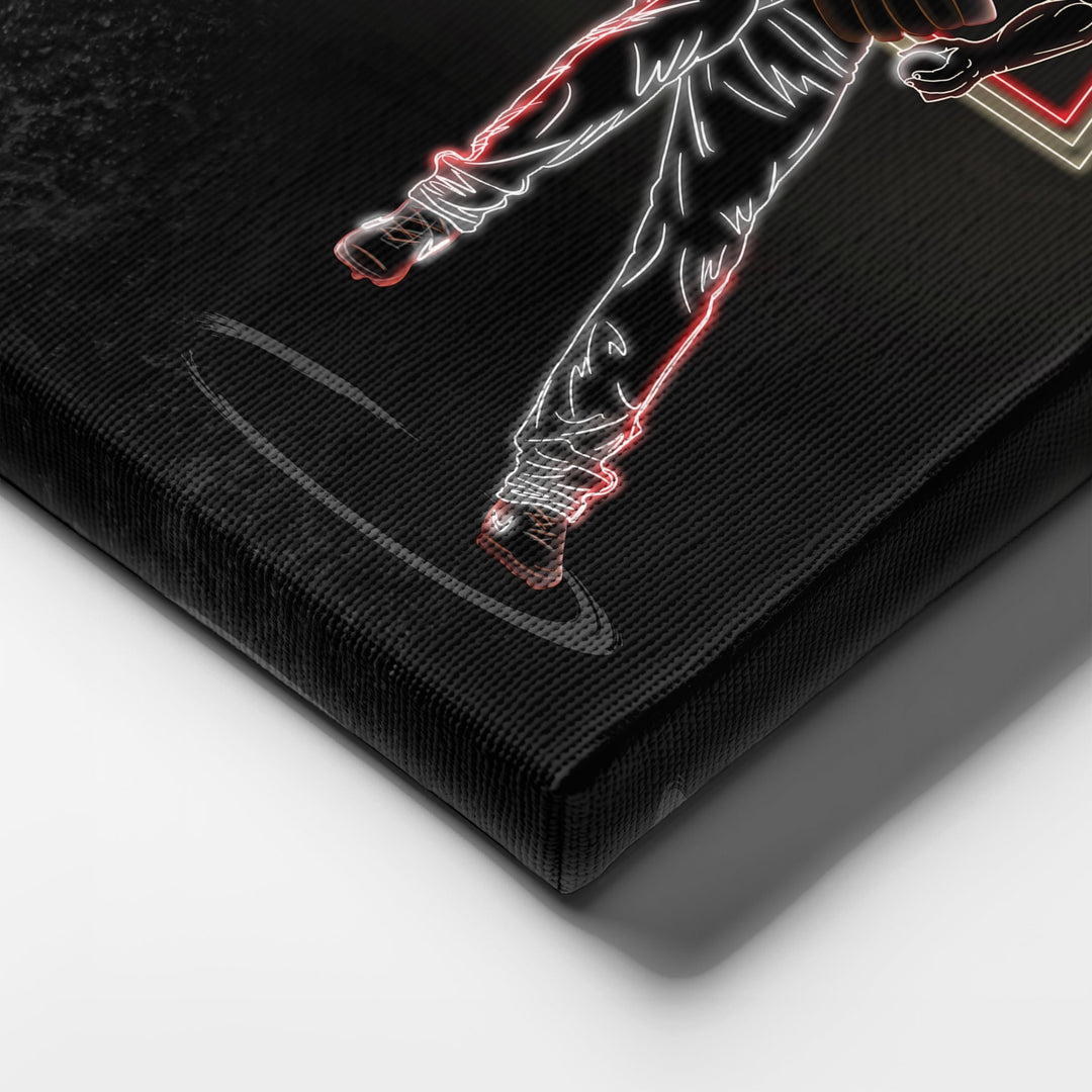 Randy Johnson Neon Canvas Art | Diamondbacks Wall Decor - CanvasNeon