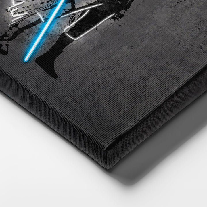Rey Skywalker Canvas | Star Wars Neon Wall Art - CanvasNeon