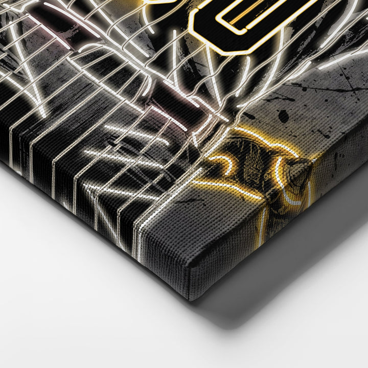 San Diego Padres Custom Jersey Canvas | Neon Wall Art - CanvasNeon