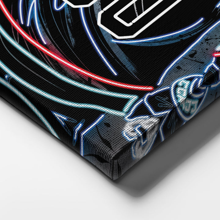 Seattle Kraken Custom Jersey Canvas | Neon Wall Art - CanvasNeon