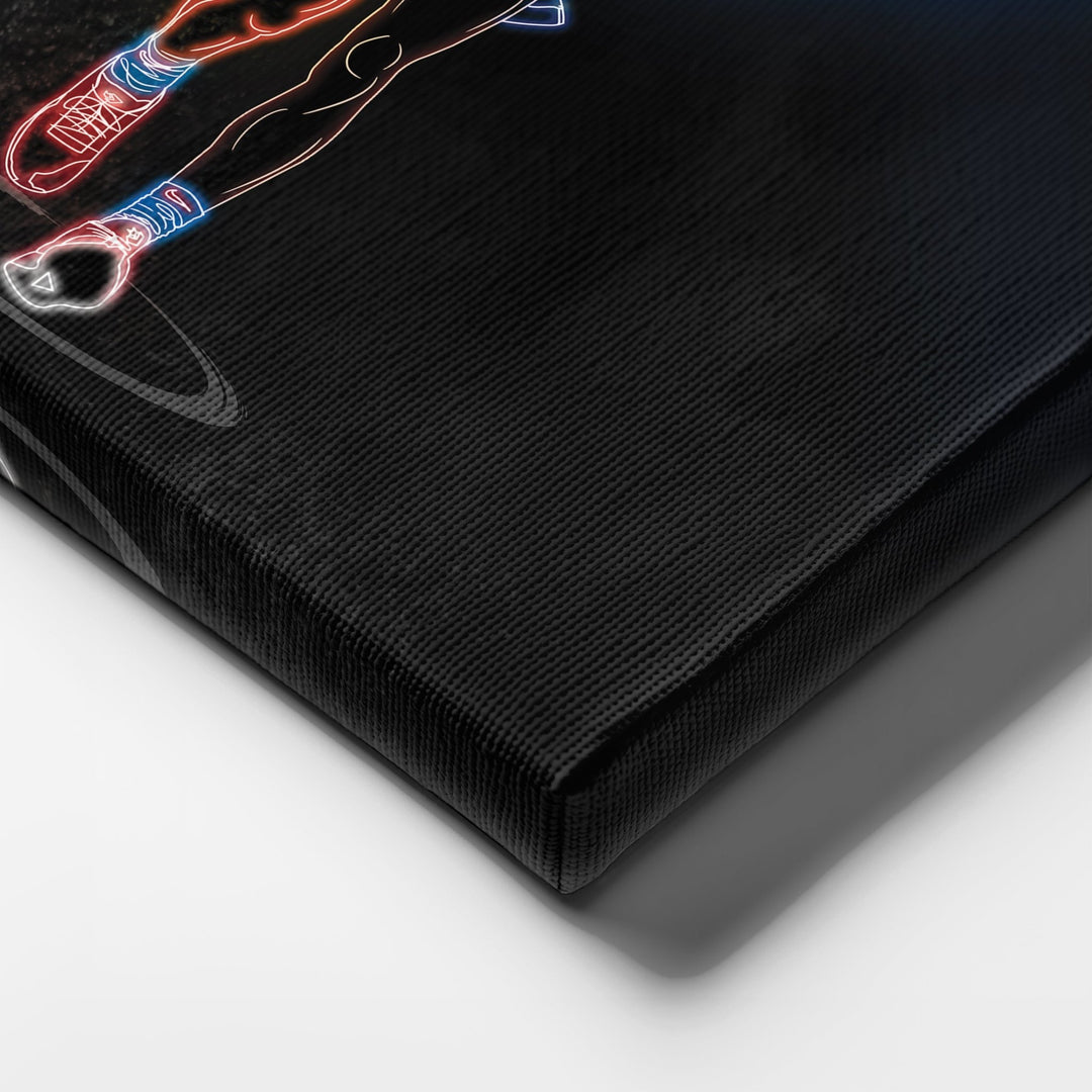 Shai Gilgeous - Alexander Neon Canvas Art | Thunder Wall Decor - CanvasNeon