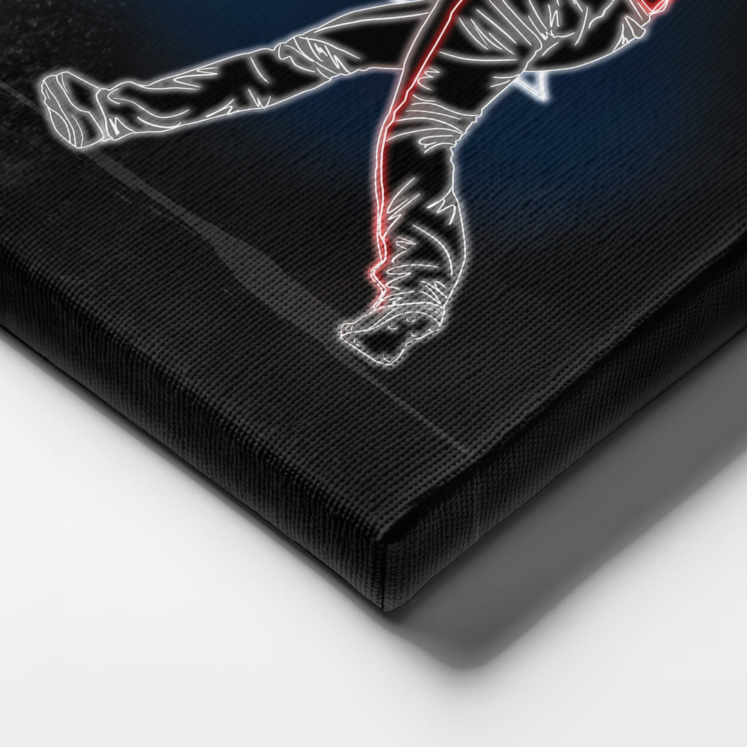 Shohei Ohtani Neon Canvas Art | Angels Wall Decor - CanvasNeon