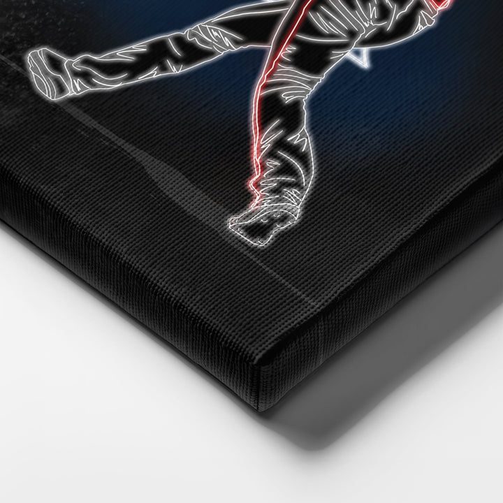 Shohei Ohtani Neon Canvas Art | Angels Wall Decor - CanvasNeon