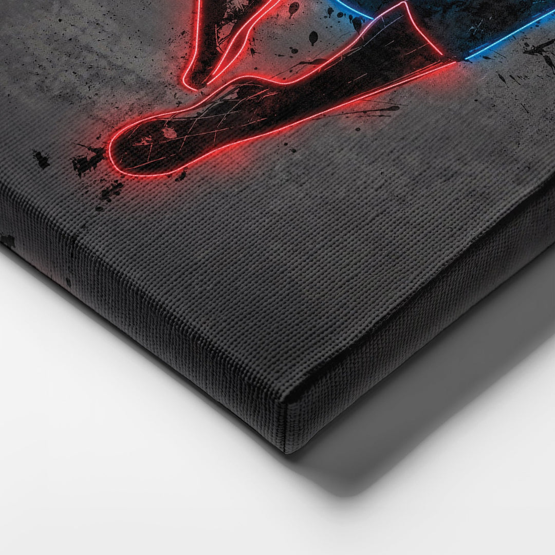 Spider - Man Canvas | Marvel Neon Wall Art - CanvasNeon
