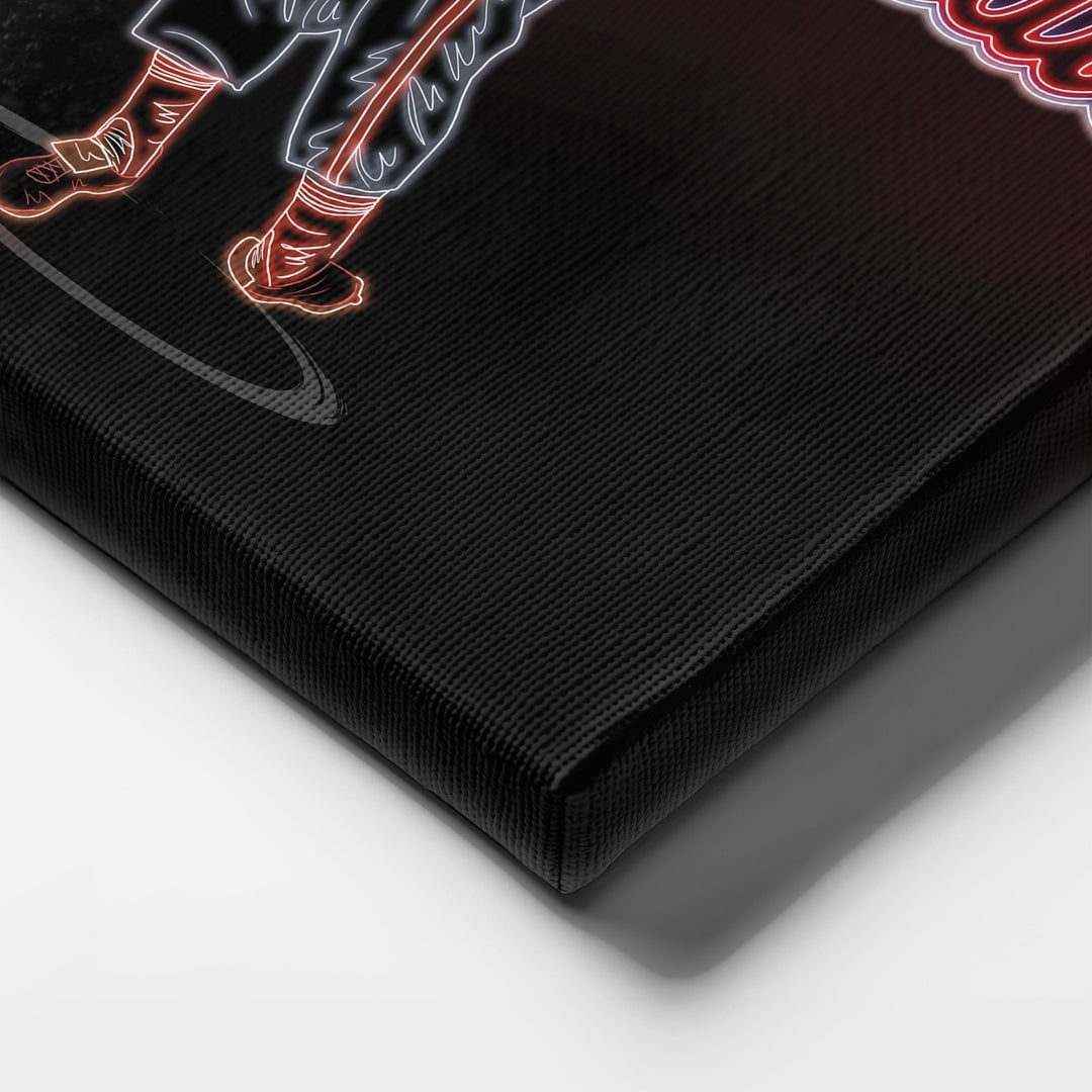 Stan Musial Neon Canvas Art | Cardinals Wall Decor - CanvasNeon
