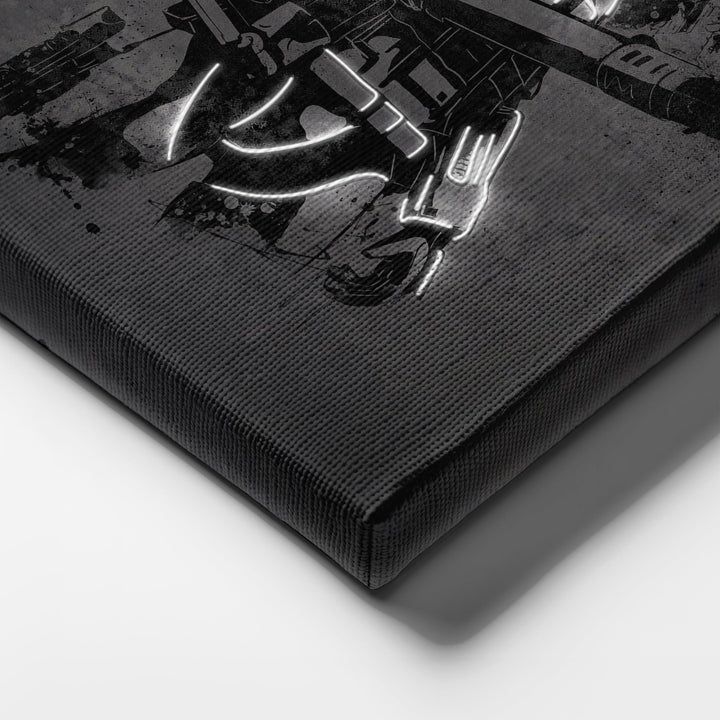 Stormtrooper Canvas | Star Wars Neon Wall Art - CanvasNeon