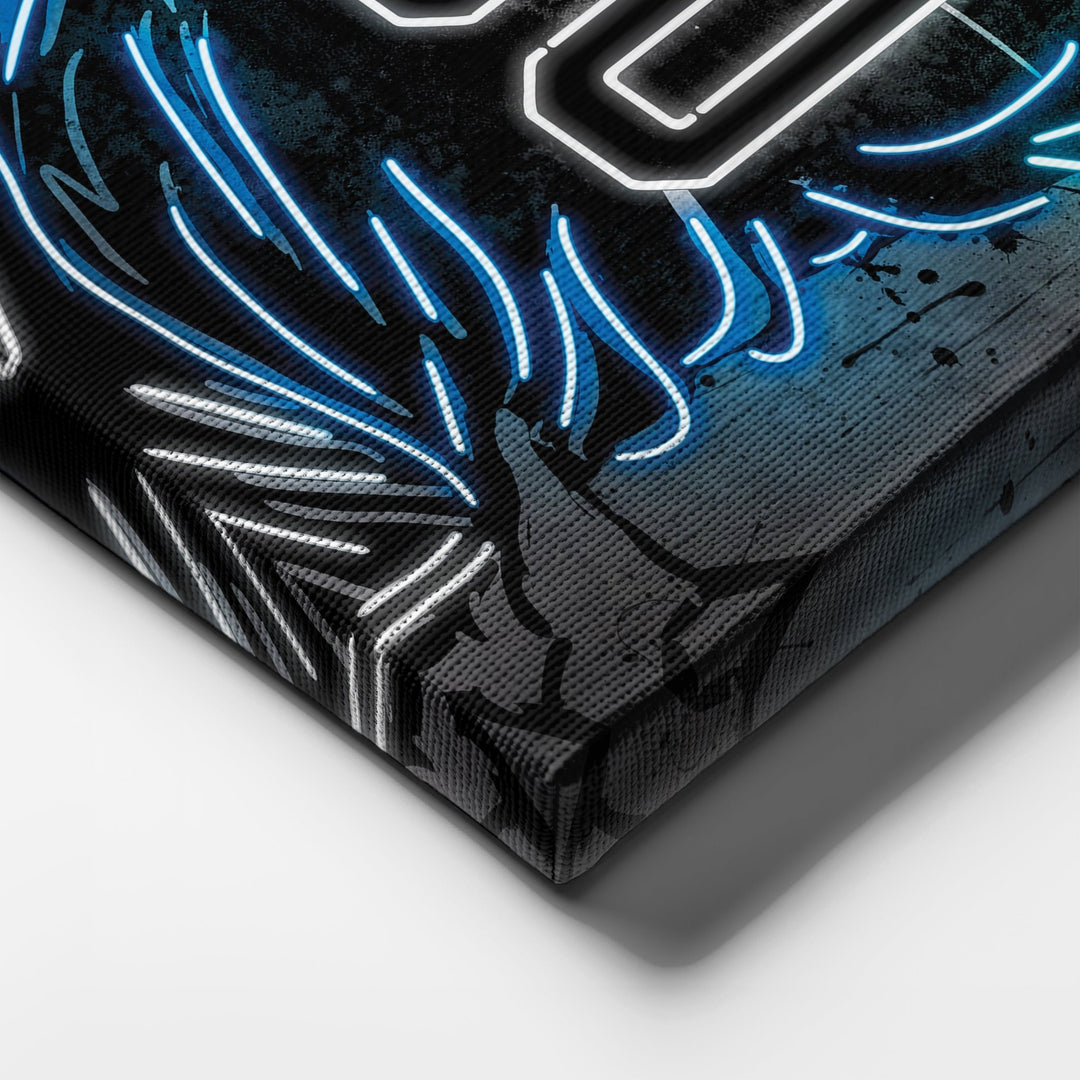 Tennessee Titans Custom Jersey Canvas | Neon Wall Art - CanvasNeon