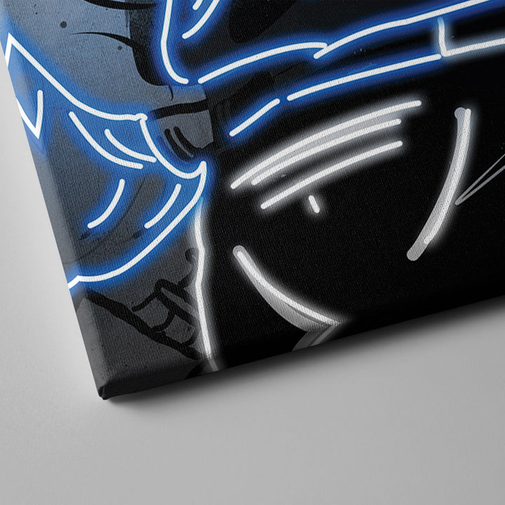Toronto Blue Jays Custom Jersey Canvas | Neon Wall Art - CanvasNeon
