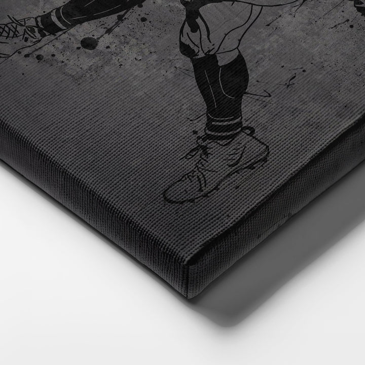 Travis Kelce Neon Canvas Art | Modern Wall Decor for Chiefs Fans - CanvasNeon