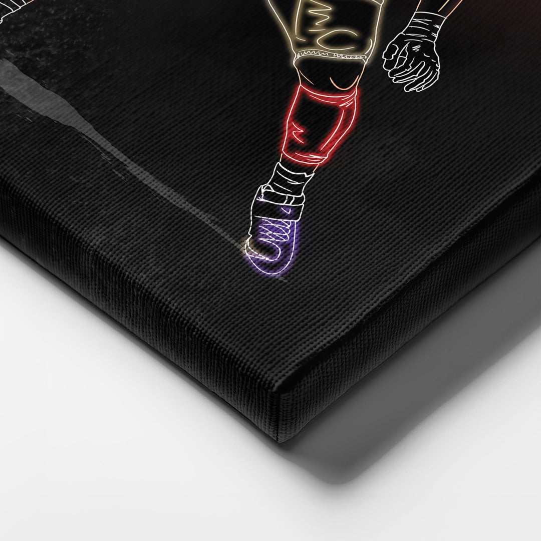 Trent Williams Neon Canvas Art | 49ers Wall Decor - CanvasNeon