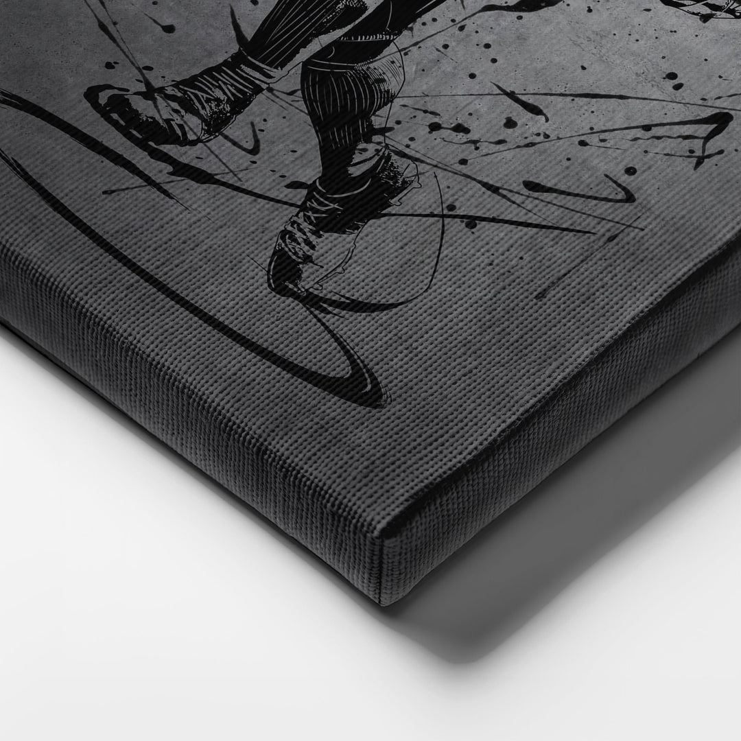 Tyreek Hill Neon Canvas Art | Modern Wall Decor for Dolphins Fans - CanvasNeon