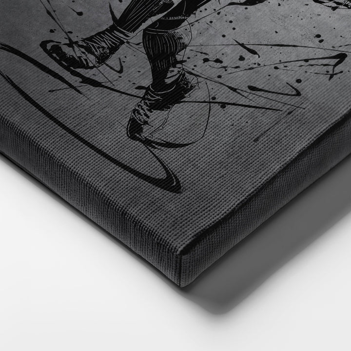 Tyreek Hill Neon Canvas Art | Modern Wall Decor for Dolphins Fans - CanvasNeon