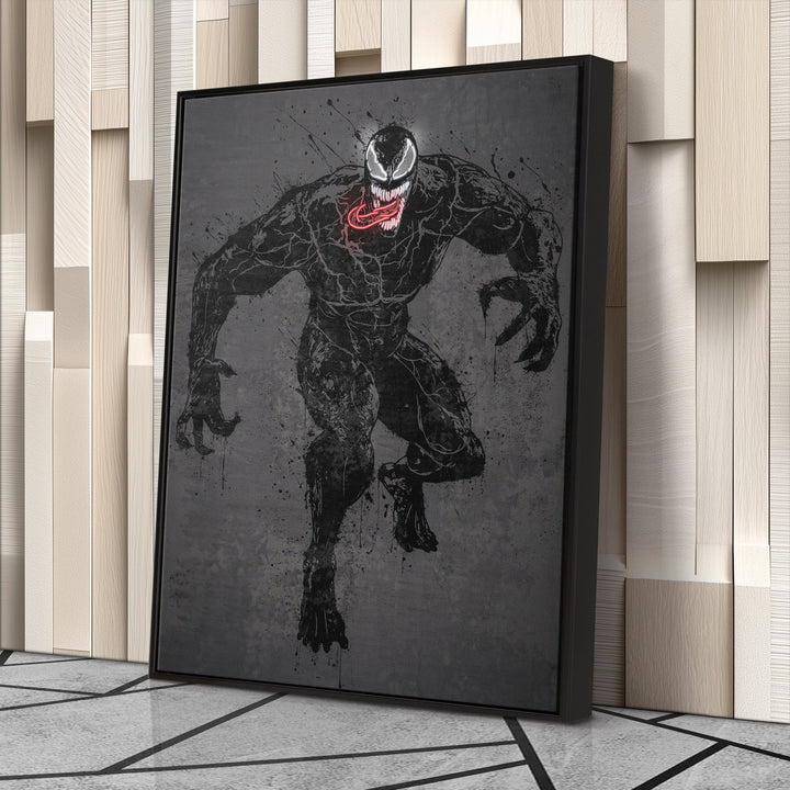 Venom Canvas | Marvel Neon Wall Art - CanvasNeon