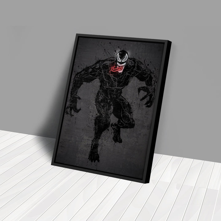 Venom Canvas | Marvel Neon Wall Art - CanvasNeon