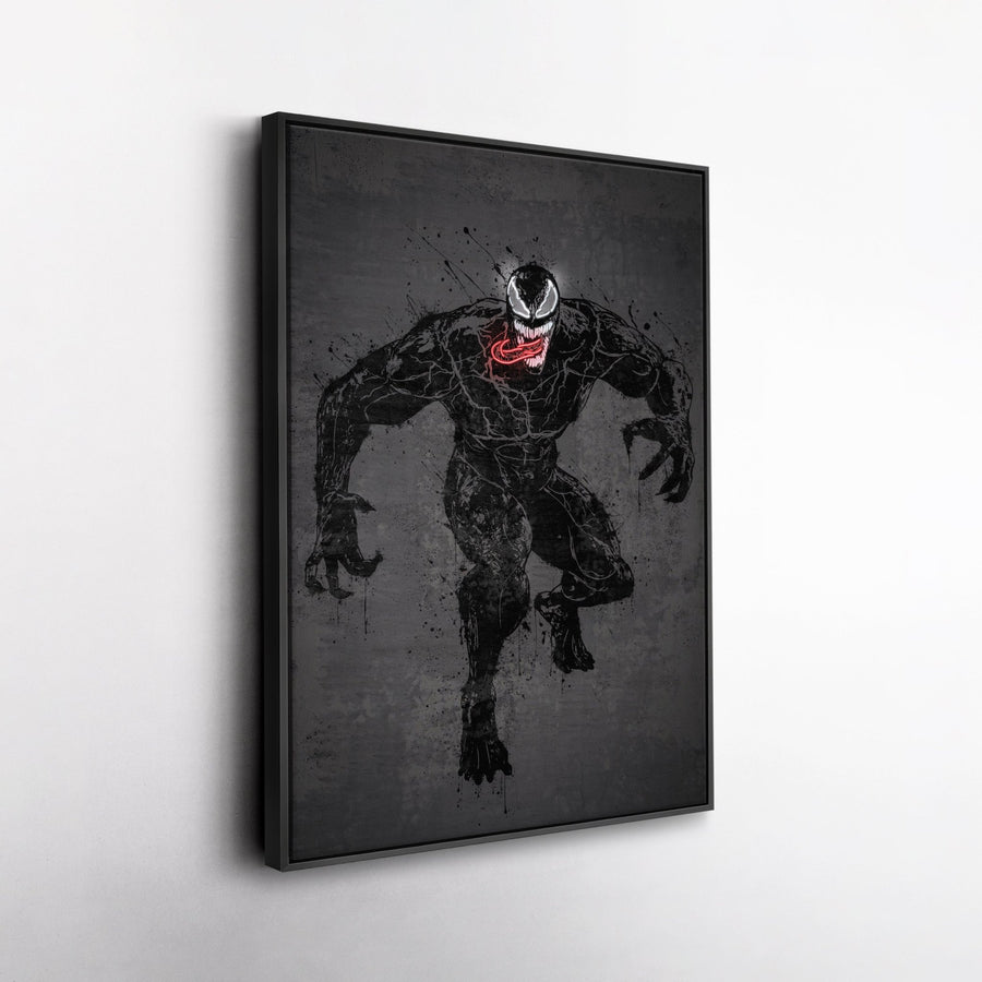 Venom Canvas | Marvel Neon Wall Art - CanvasNeon