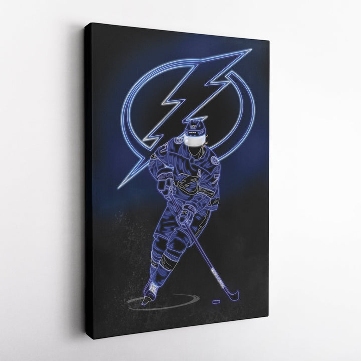 Victor Hedman Neon Canvas Art | Lightning Wall Decor - CanvasNeon