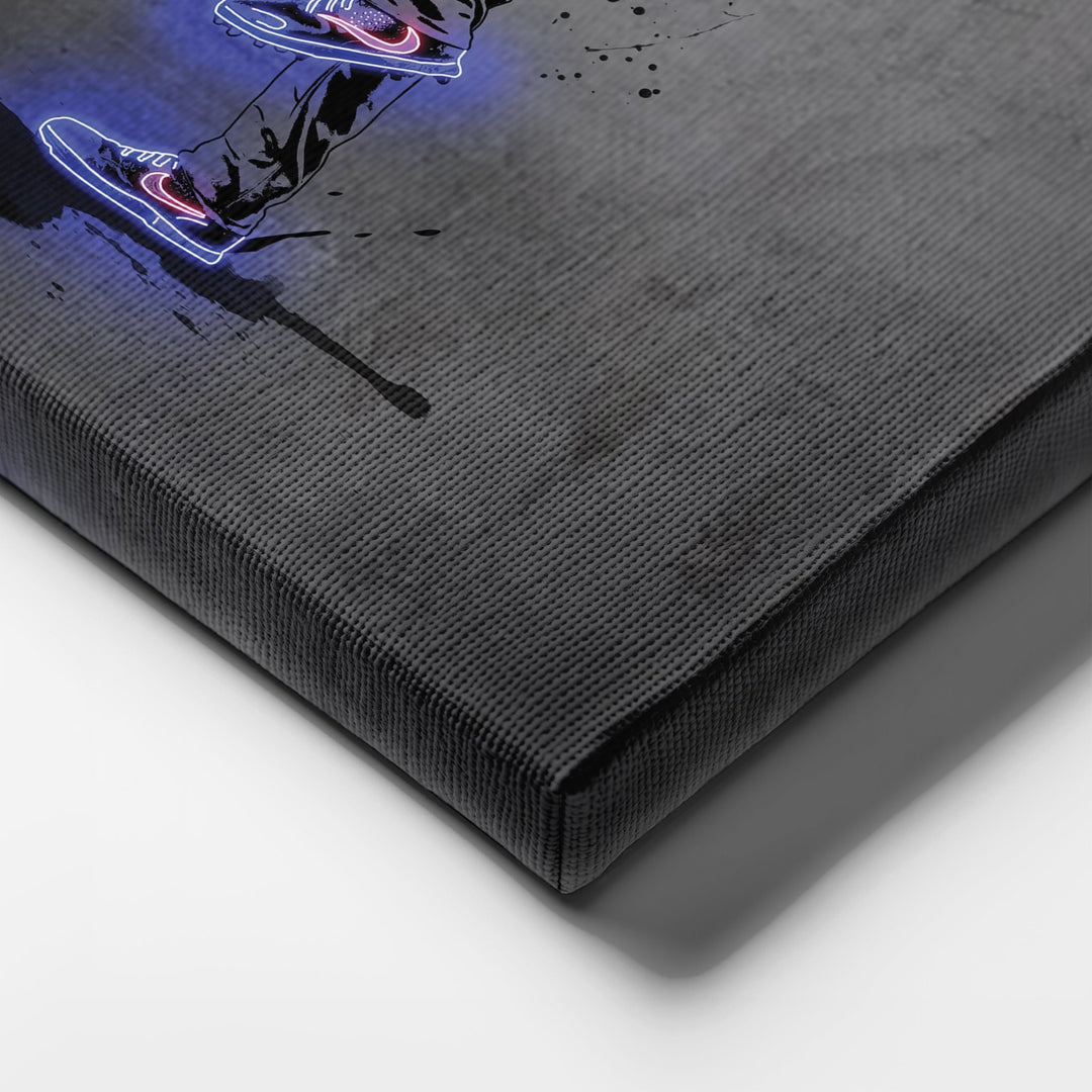 Walker Buehler Neon Canvas Art | Modern Wall Decor for Dodgers Fans - CanvasNeon