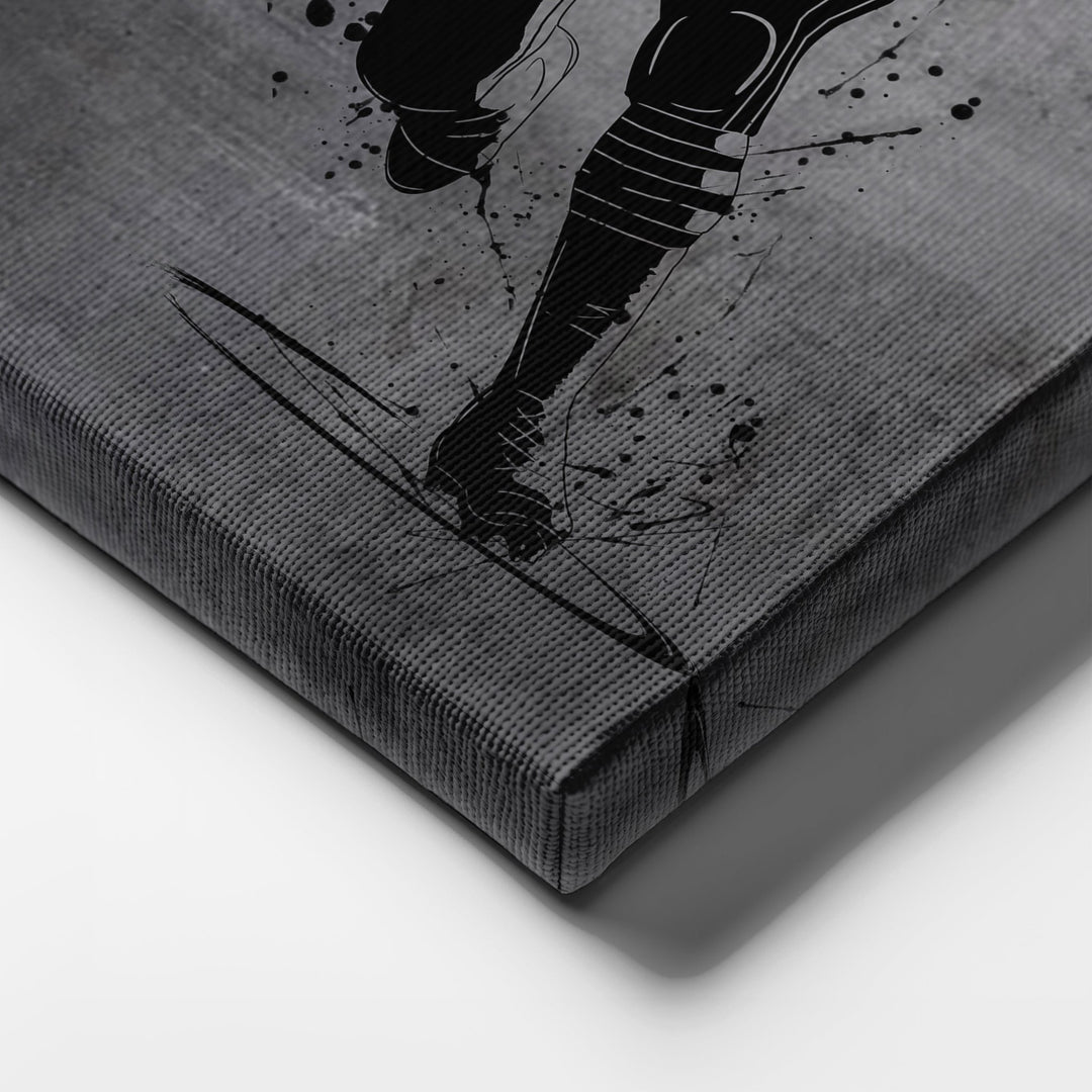 Walter Payton Neon Canvas Art | Modern Wall Decor for Bears Fans - CanvasNeon