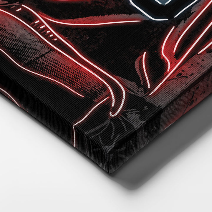 Washington Wizards Custom Jersey Canvas | Neon Wall Art - CanvasNeon